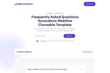 Interactive FAQ Accordions