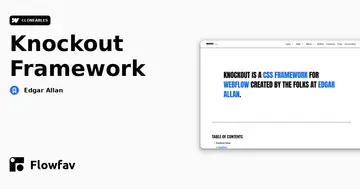 Knockout Framework