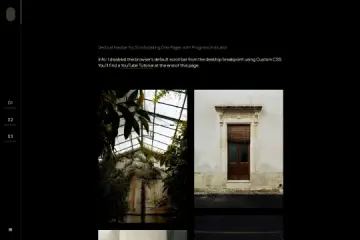 Page scroll progress bar