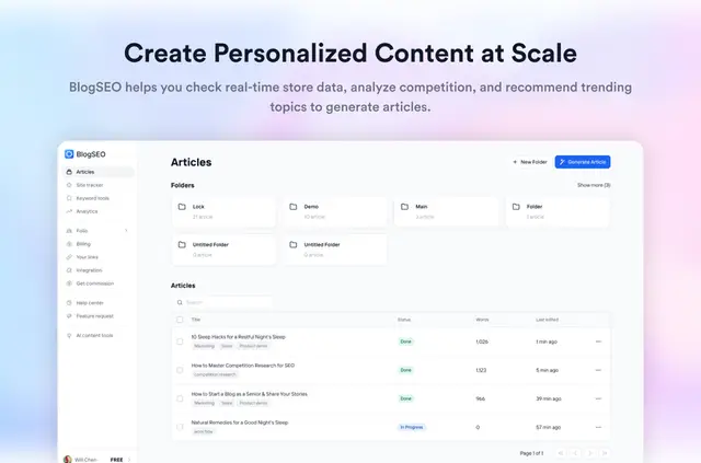 BlogSEO AI
