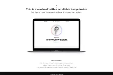 MacBook Scrollable Image Interaction