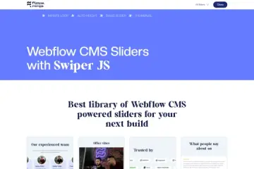 Swiper.js CMS Sliders