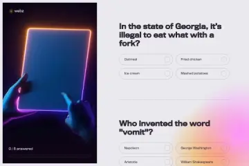 Interactive CMS Quiz