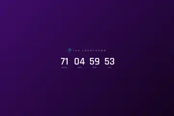 Elegant Countdown Timer
